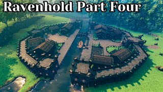 Valheim Building The Ravenhold Village Part 4  The Foundations of a Viking Stronghold [upl. by Verney]