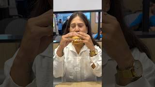 McDonald’s Launch New Mc Crispy Burger 🍔🤩 mcdonalds kavyatripathi burger mccrispy foodie [upl. by Westhead]