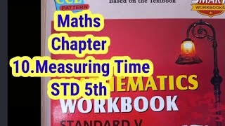 class 5th Maths Workbook chapter Measuring time 10 chapter [upl. by Jsandye384]