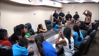 Bylas Lil Warriors Apache Language Class [upl. by Amery]