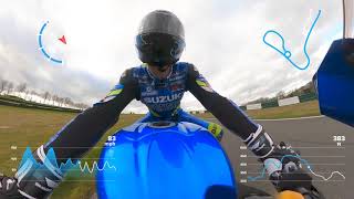 CADWELL PARK 360 ONBOARD with data overlay CRAZY TRACK [upl. by Eivla]