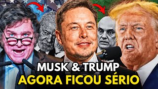 Trump tem vitória Brutal com Elon Musk ao seu lado e faz Promessa que deixa esquerda em Pânico [upl. by Odnarb]