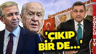 Mansur Yavaş Keçiörene TC Tabelası Astı Fatih Portakaldan Sert Bahçeli Yorumu [upl. by Badger]