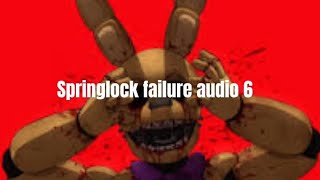 Springlock failure audio 6 [upl. by Llevol]