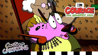 Eustace Gets Cursed  Courage the Cowardly Dog  Cartoons Cartoons [upl. by Bourn]