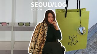 SEOUL VLOG shopping in sinsa seoul  brunch in garosugil  tamburins gentle monster 🇰🇷 [upl. by Leese]