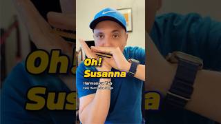 Easiest Oh Susanna Harmonica Tutorial [upl. by Ahmar]