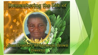 Thanksgiving Service for the life of Joan Evadney Wedderburn Brown  October 62024 [upl. by Ardnaid717]