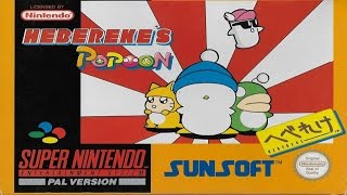 Hebereke´s Popoon  SNES  Sun Corporation  1995  Heberekes Popoitto [upl. by Elitnahc]