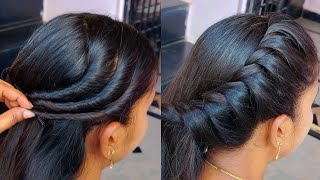 TWO 2 Beautiful Unique Hairstyles for weddings Hair tutorials for girls nirmalahairstylestrending [upl. by Ecirrehs]