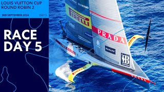 Louis Vuitton Cup  Day 5  Round Robins  LIVE [upl. by Anaicul24]