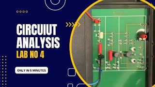 lab no 4 circuit analysis [upl. by Artinak]