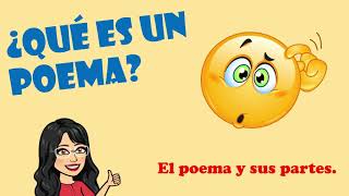 ¿Qué es un poema El poema y sus partes [upl. by Orlosky425]