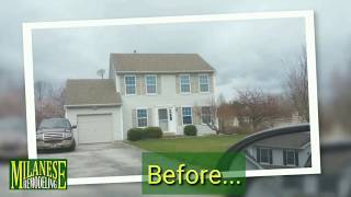 Before amp After  New Front Porch Roofing Siding Windows amp Doors [upl. by Euqirrne696]