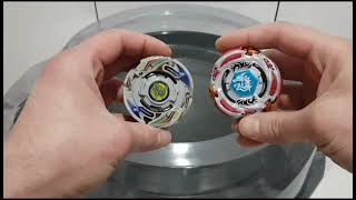 Beyblade Burst Driger v2 vs Meteo LDrago battledriger meteoldrago [upl. by Yeruoc]