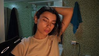 Relax with Her Hair Dryer Bathroom Experience ASMR [upl. by Celesta]