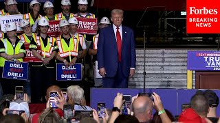 FULL REMARKS Trump Holds EconomyFocused Campaign Event In Potterville Michigan [upl. by Hakaber]