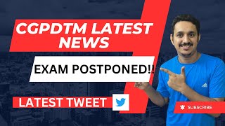 CGPDTM 2023 EXAM POSTPONED  QCI LATEST TWEET  QCI EXAMINATION PROBLEM  CGPDTM 2023 RESPONSE [upl. by Austina]