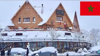 Ifrane a place with the strangest weather in Africa Morocco [upl. by Idoc]