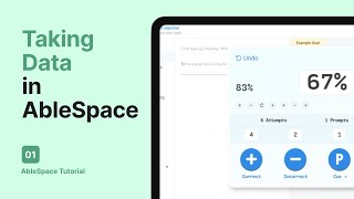 How to take data in AbleSpace [upl. by Ozneral]