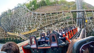 Lightning Rod POV Backseat  Dollywood Theme Park 4K [upl. by Bedad]