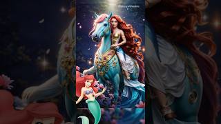 disney Princesses and Their Majestic Horses 🐎👑 Whose Royal Ride Do You Admire subscribe shorts [upl. by Cryan157]