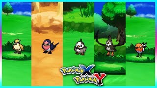 Pokemon X amp Y  PidgeyTaillowStarlyStaravia amp Fletchling Locations [upl. by Jehoash]