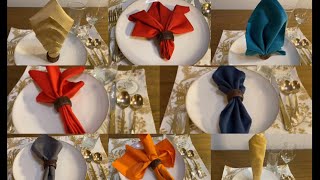 Napkin Folds for Rings [upl. by D'Arcy]