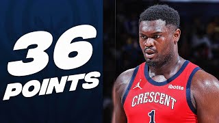 Zion Williamson Drops SEASONHIGH 36 Points 👀  December 11 2023 [upl. by Jany331]