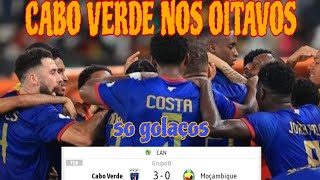 CABO VERDE VENCE MOÇAMBIQUE POR 30 E GARANTE 1° LUGAR E OITAVOS DE FINAL [upl. by Noitsirhc]