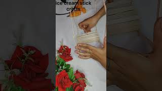 DIY wall hanging using Icecream stick 👌  DIY crafts  shortsvideo shorts [upl. by Serrano]