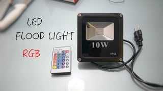 10W Multi Color LED Floodlight [upl. by Edmonds]