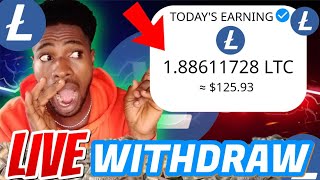 I WITHDREW 18861 LTC IN JUST 18 HOURS LIVE Earn Free Litecoin NO DEPOSIT REQUIRED [upl. by Raycher]