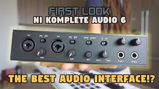 First Look NI Komplete Audio 6 Mk2  Audio Interface Unboxing [upl. by Jayme]