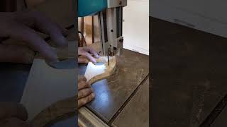 Corte ângulo com serra fita diy woodworking woodworking [upl. by Garap733]