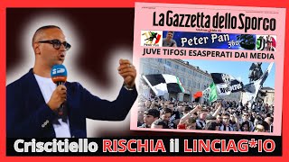 JUVENTUS 🚨RISCHIA GROSSO Criscitiello che si PENTE a INTERmittenza  TIFOSI lo CERCANO [upl. by Ettevol]