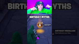 Busting Fortnite Birthday Myths [upl. by Sudaorb]