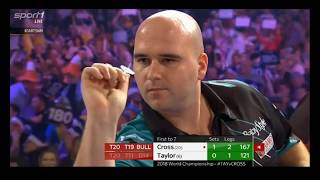 Rob Cross  AMAZING 167 Checkout  Final  2018 World Darts Championship [upl. by Soluk]