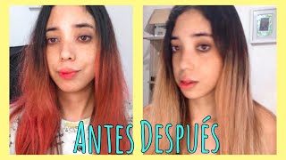 Como QUITAR color o fantasía BARRIDO DE COLOR  Mi experiencia 💕 [upl. by Michaele]