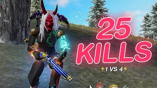 SOLO VS SQUAD  25 KILLS  SONIA amp DIMITRI SO ANNOYING😡 [upl. by Atinaej]