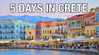 Crete Greece ULTIMATE 5 Day Travel Guide 🇬🇷 [upl. by Ellora]