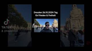 Dresden 26102024 Friedensdemo mit Utopia TV DEUTSCHLAND [upl. by Savihc]