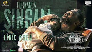 VIKRAM  Porkanda Singam Lyric  Kamal Haasan  Vijay Sethupathi  Lokesh Kanagaraj  Anirudh [upl. by Paza]