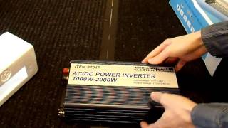 Twelve Inverter Review  Part 2  6 12V to 120V Power Inverters [upl. by Heid]