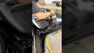 Jeep Gladiator fiberglass roof refinish glossy polishing farecla autobodypaint jeep [upl. by Nerrat482]