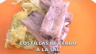 Costillas de cerdo a la sal [upl. by Peppi158]