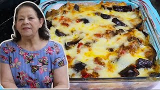 BERINJELA AO FORNO  RECEITA SIMPLES COM POUCOS INGREDIENTES E SABOR É INCRÍVEL  Divinas Receitas [upl. by Lardner]