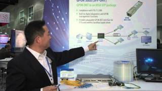 OFC 2012 Finisar GPON Stick Product Demonstration [upl. by Raymond754]