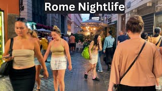 Best Nightlife of Rome Italy Trastevere [upl. by Berck]