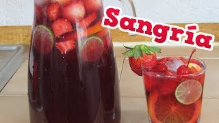 Deliciosa Sangria Hecha en Casa  Una Bebida Dulce y Refrescante [upl. by Bohman458]